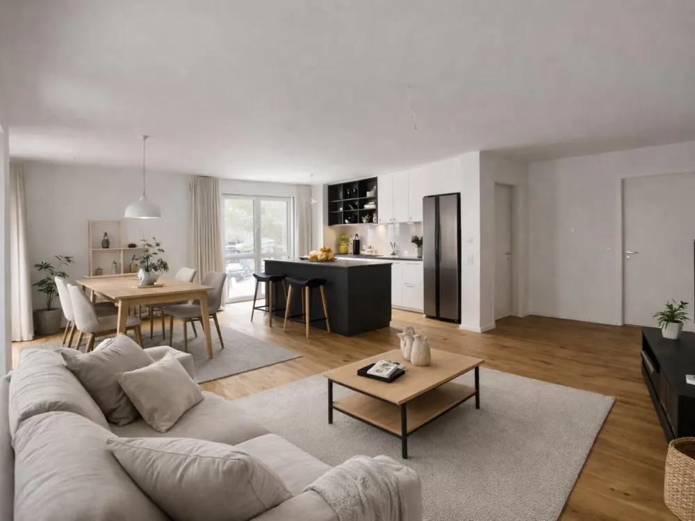 Living on Kurfürstenallee. Top equipped 3-room apartment with balcony