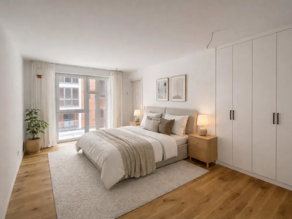 Living on Kurfürstenallee. Top equipped 3-room apartment with balcony