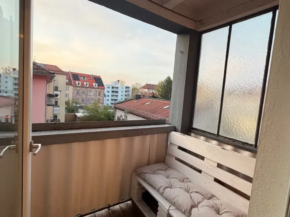 3-room apartment with balcony and fitted kitchen in Nürnberg