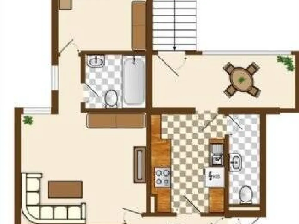 4 Zimmerwohnung mit Wintergarten + Gartenanteil