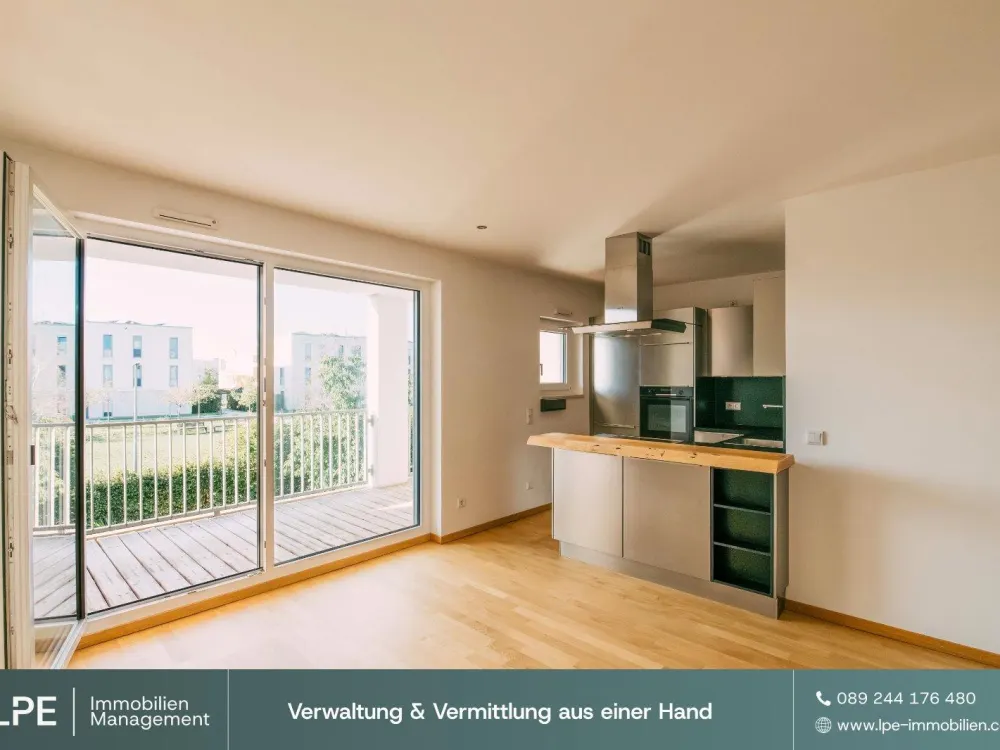 3-room apartment with en suite bathroom and southwest balcony in Vaterstetten | available immediately