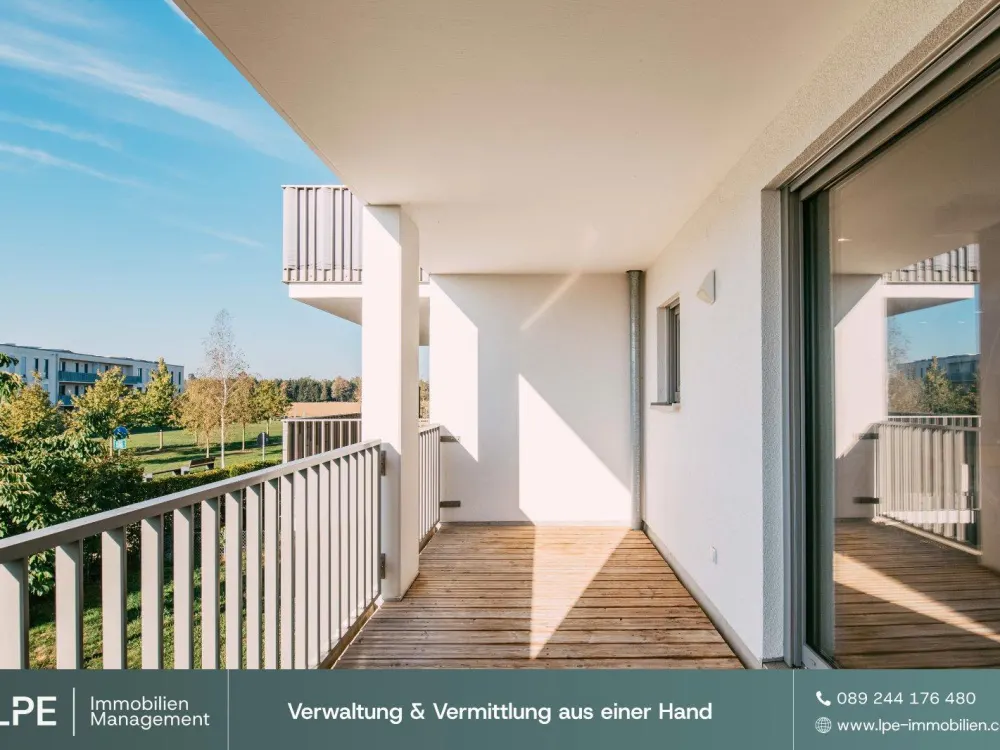 3-room apartment with en suite bathroom and southwest balcony in Vaterstetten | available immediately