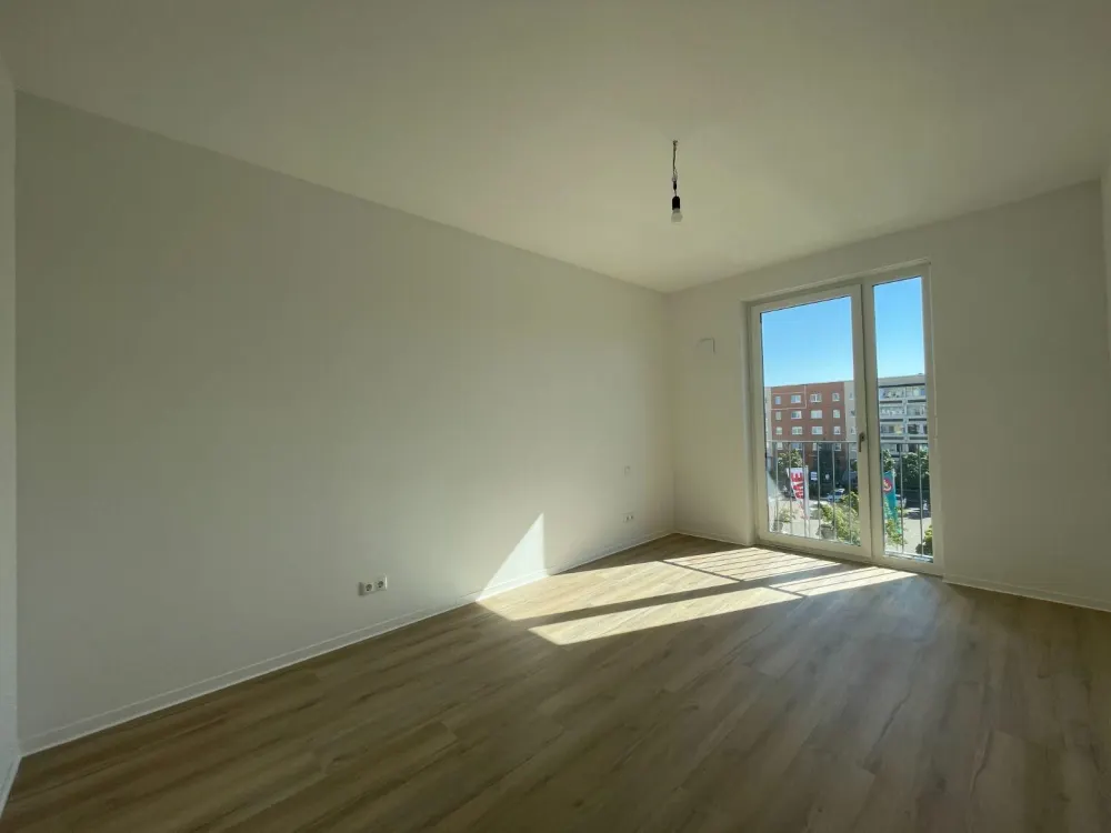 Stilvolle 2-Zimmer-Neubauwohnung mit Dusche und Loggia im Zentrum-Ost | Optional mit EBK