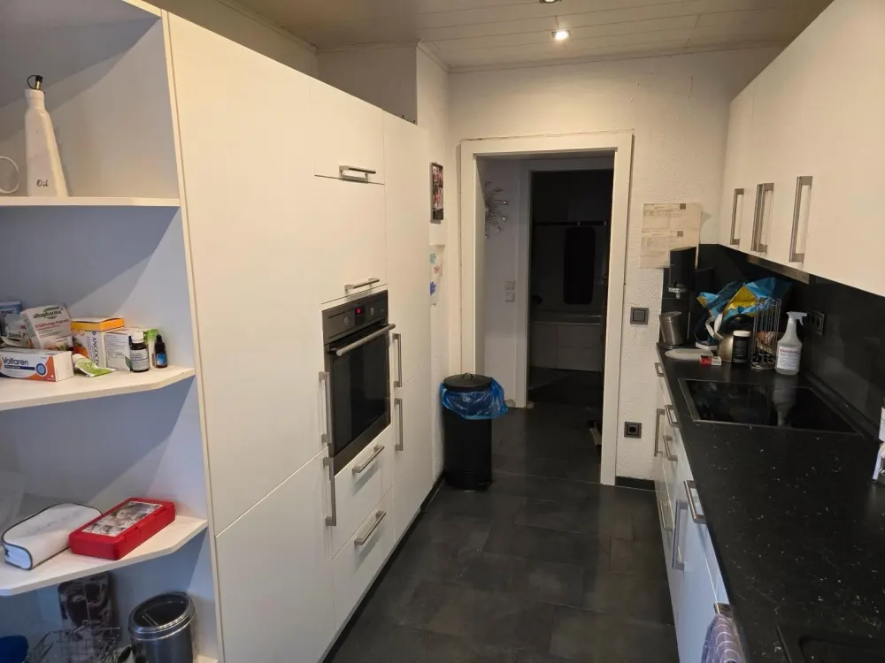 2-Zimmer-Wohnung mit Kaminofen und Garten