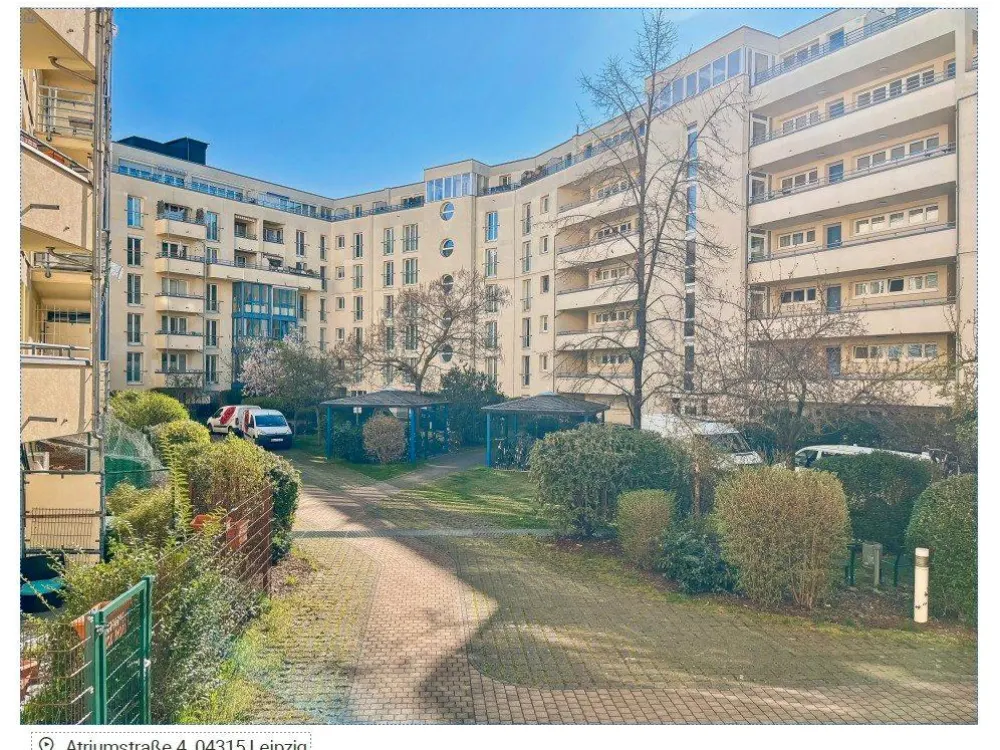 zentrales Wohnen: 2-Zi.-Wohnung in Leipzig-Neustadt mit TG