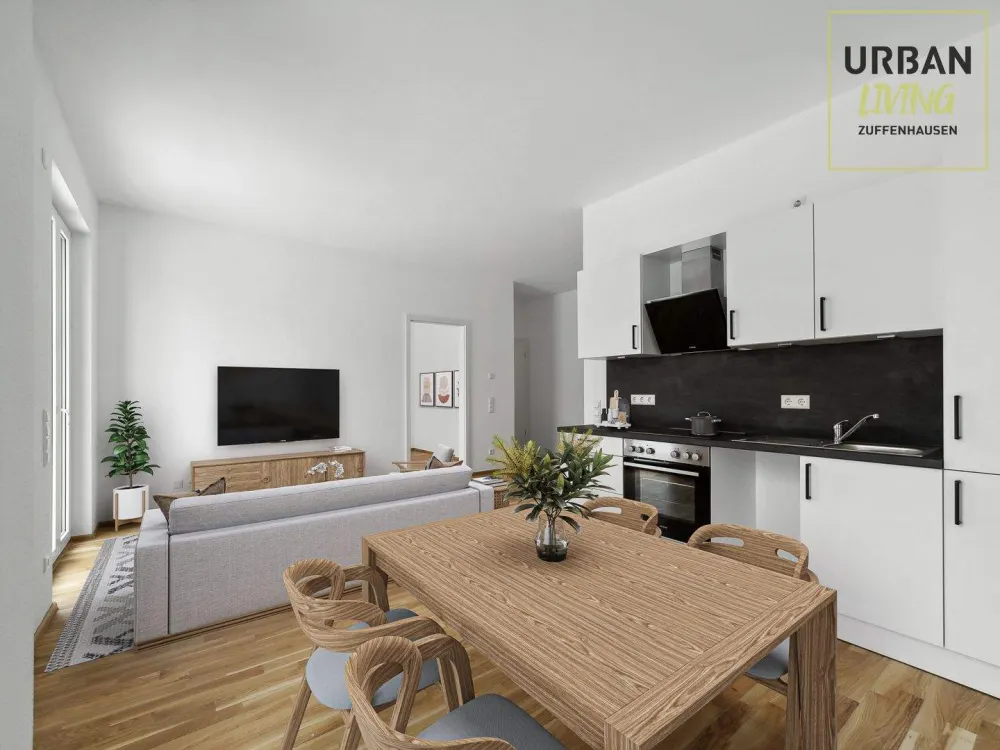 Urbanes Wohnen mit Erholungswert - 3-Zimmer-Wohnung mit Terrasse