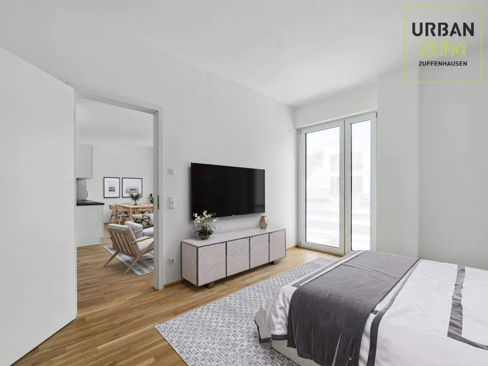 Urbanes Wohnen mit Erholungswert - 3-Zimmer-Wohnung mit Terrasse