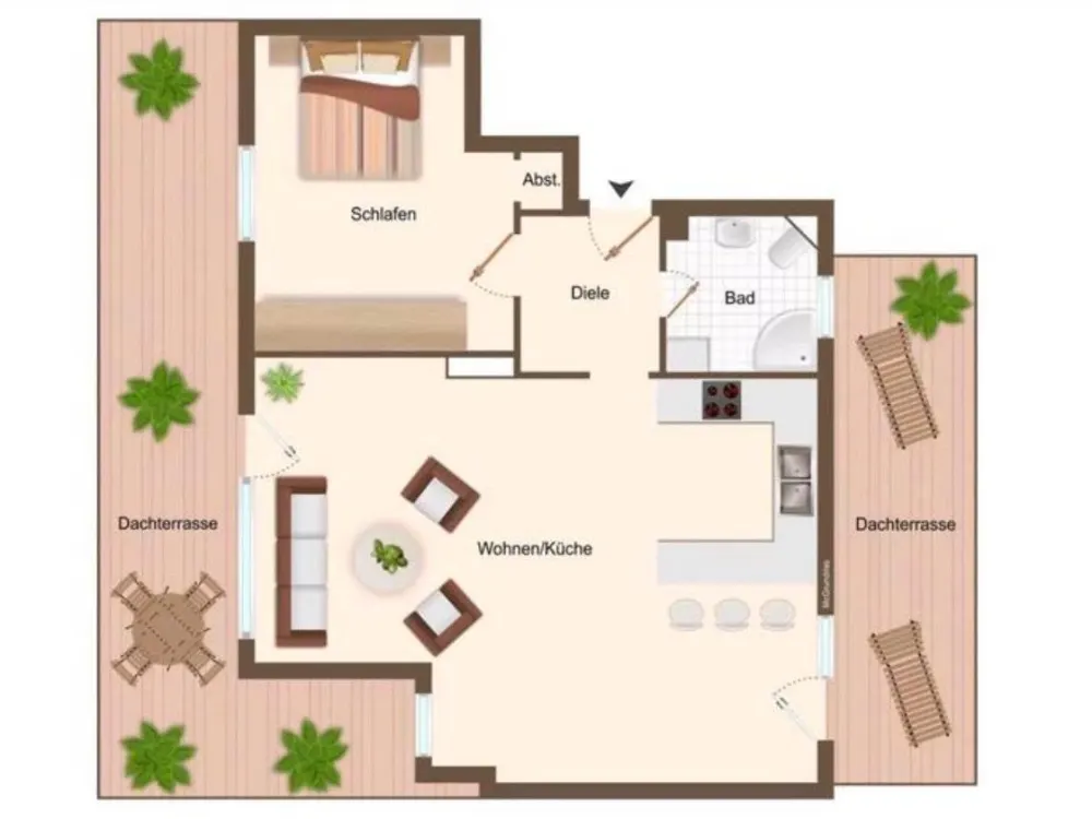 Wohnung zu mieten ab sofort