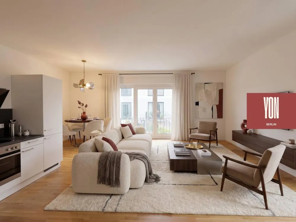 YON BERLIN - Große 3-Zimmer-Neubauwohnung mit EBK und TERRASSE in Berlin-Friedenau