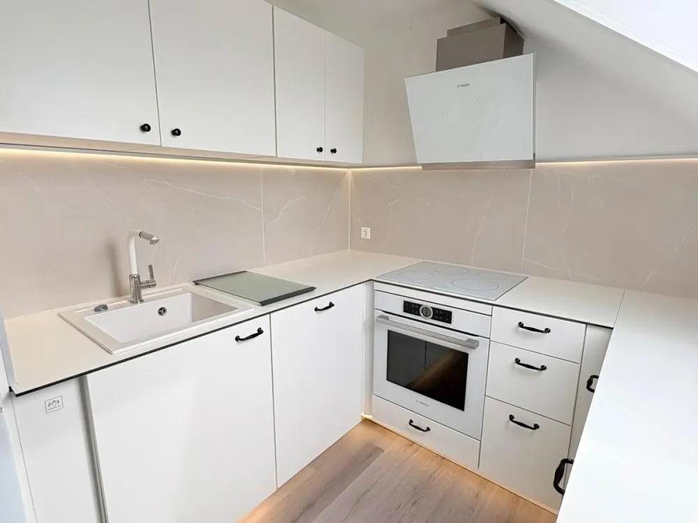 frisch renovierte helle 3-Zimmer-Dachgeschosswohnung