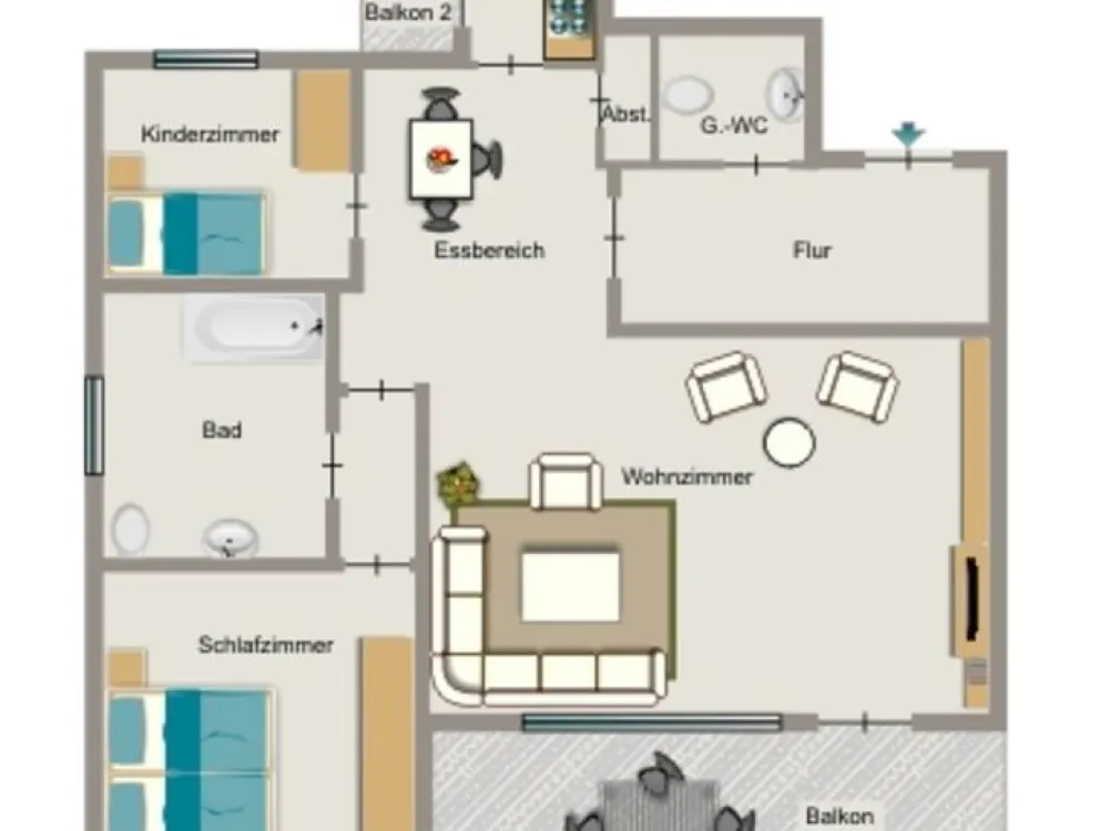 Die passende Wohnung von VIVAWEST mit Wohnberechtigungsschein.