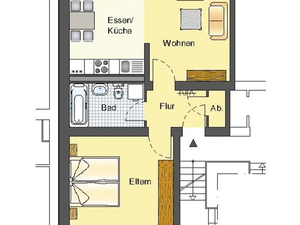 Den Sommer auf dem Balkon genießen; 2-Raum Wohnung ; RE-Süd