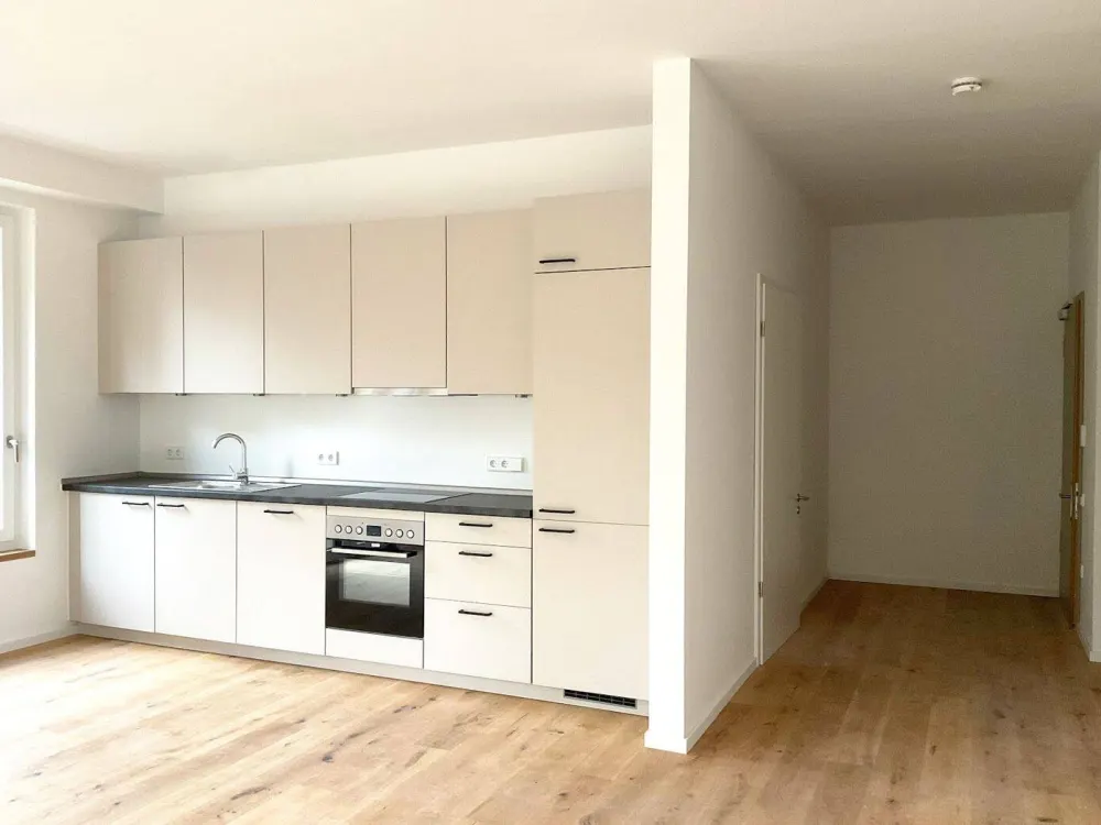 Barrierefrei wohnen mit Stil - moderne Neubauwohnung mit Terrasse, Einbauküche und Tageslichtbad