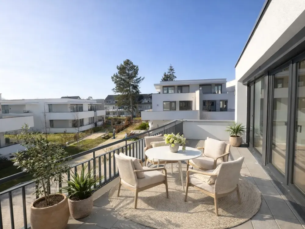 Helle moderne Wohnung mit großer Terrasse ** KfW 55 **