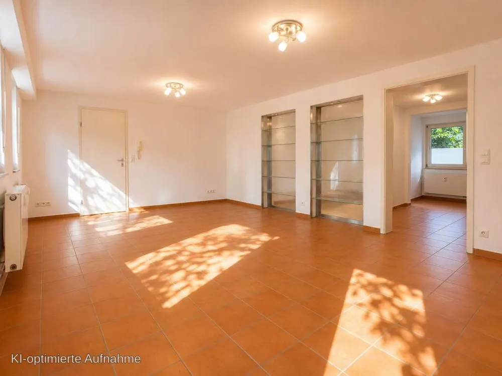 WOHNEN am VOLKSGARTEN: ATRIUM TERRASSEN WOHNUNG mit sep. EINGANG und großer WOHNKÜCHE inkl. EBK