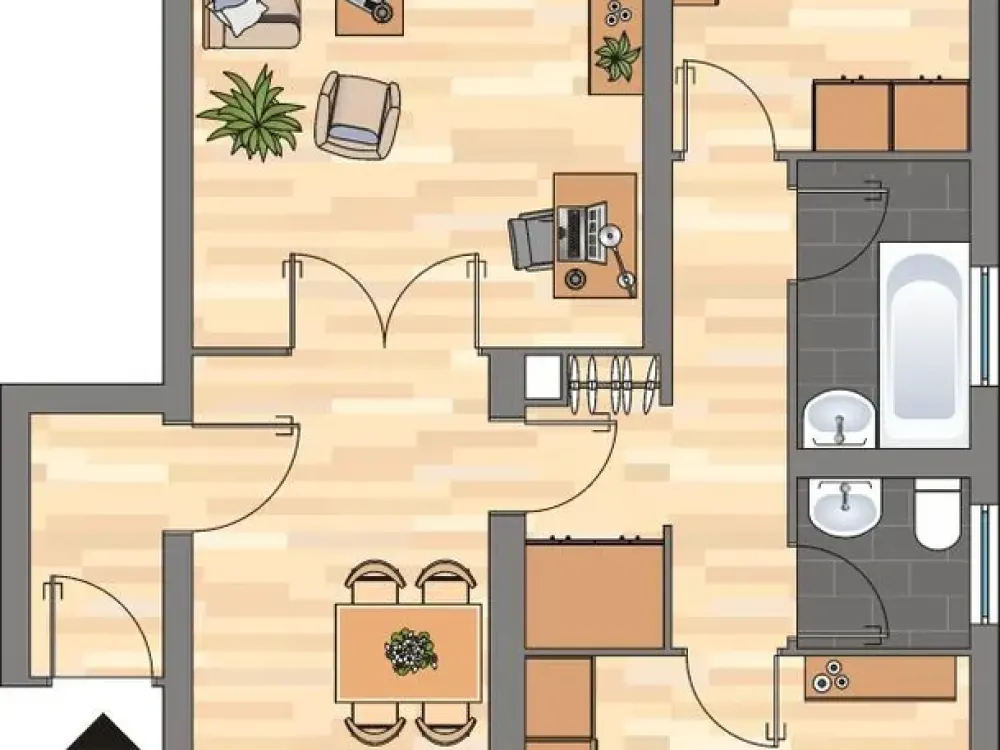 Time for a Change of Scenery? Great 3-Room Apartment with Balcony!