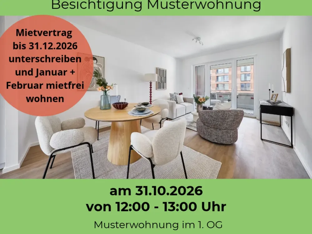 3-Zimmer-Erdgeschosswohnung mit Einbauküche, Terrasse und Garten