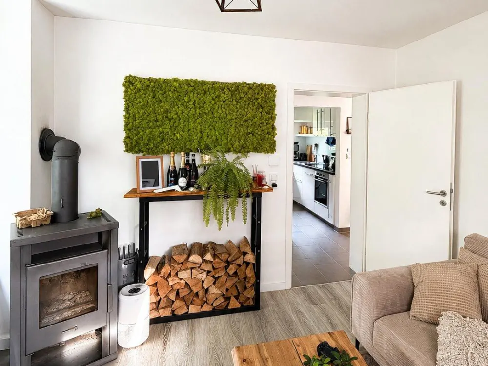 AB 01.12., Möblierte 3-Zimmer-DG-Wohnung mit Kamin & Homeoffice