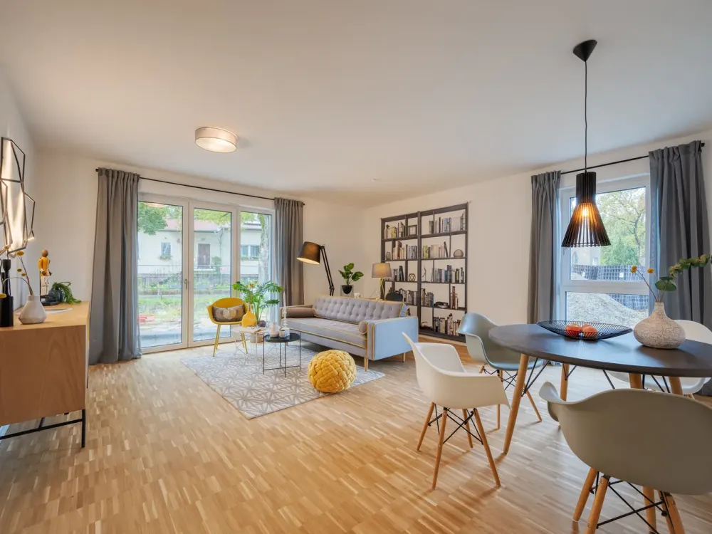 Exklusive, neuwertige 2-Zimmer-Wohnung, 91 qm, Einbauküche und große Terrasse in Berlin-Karlshorst