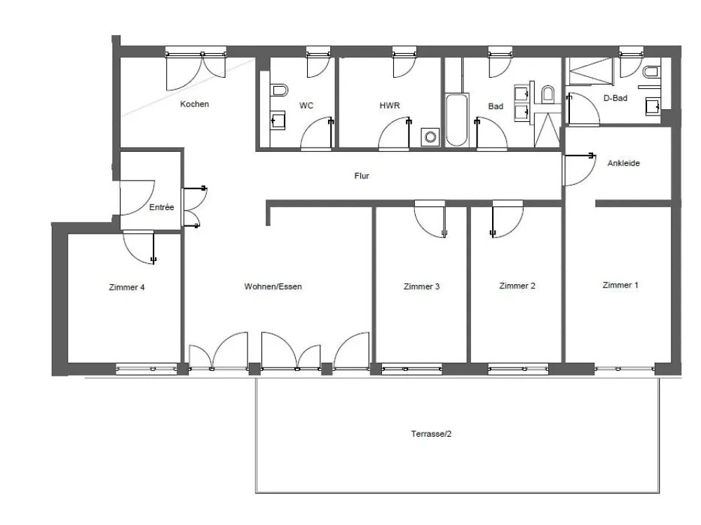 Großzügige Etagenwohnung zur Miete mit Dachterrasse in Leipzig Gohlis - Wentzel Dr.