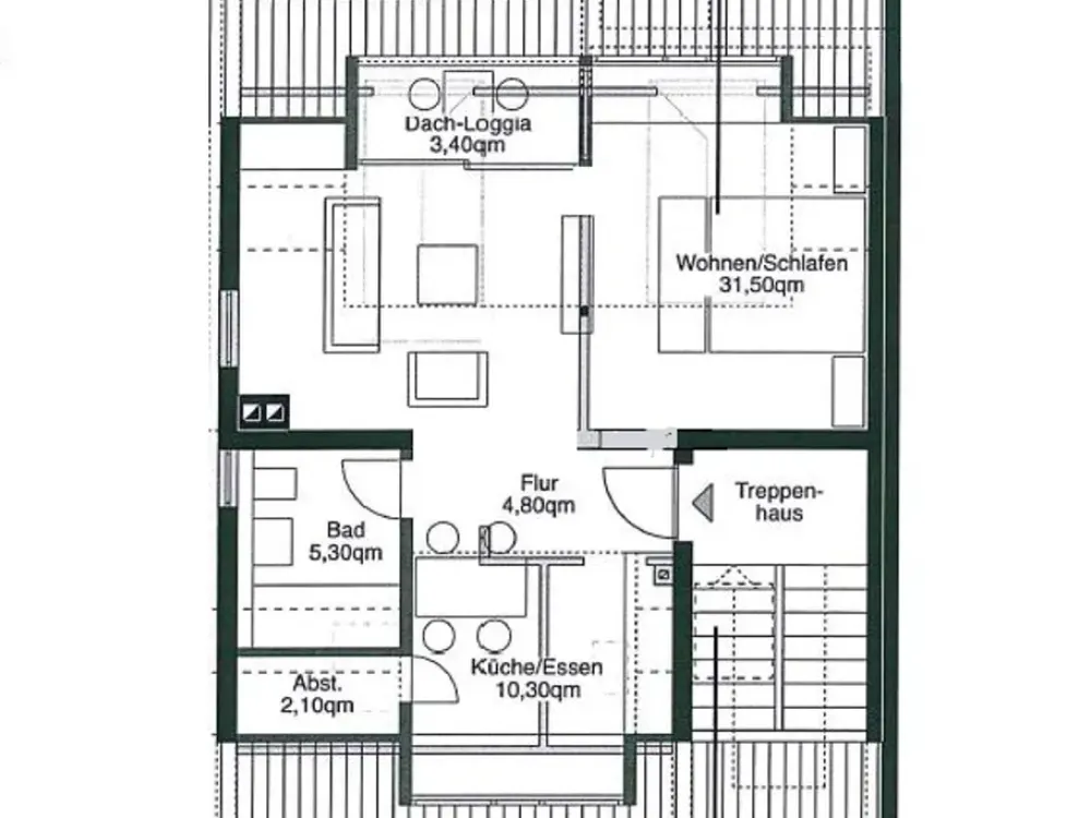 Praktisch geschnittene 2-Zimmer-Wohnung in Frankfurt-Rödelheim