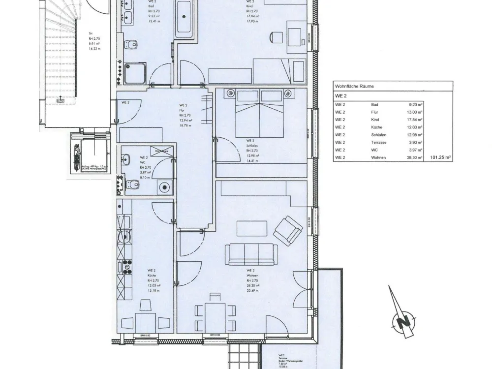 Mietwohnung, Dresden Striesen, 3-Raum Whg. ab 101 m²