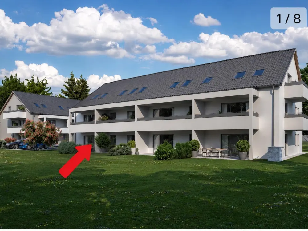 Exklusive Erstbezug KfW-40 Luxus-Gartenwhg, Küche & E-Garage-Isma