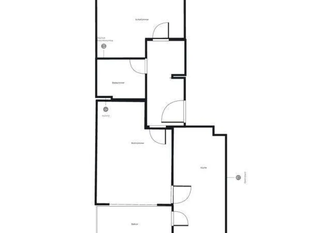 Perfect for us: affordably laid out 2-room apartment