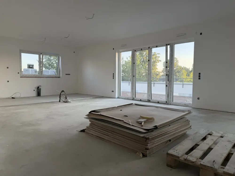 Newly Built - High-Quality 3-Room Apartment (Top Floor), Central, Quiet in Kor.-Kleinenbroich