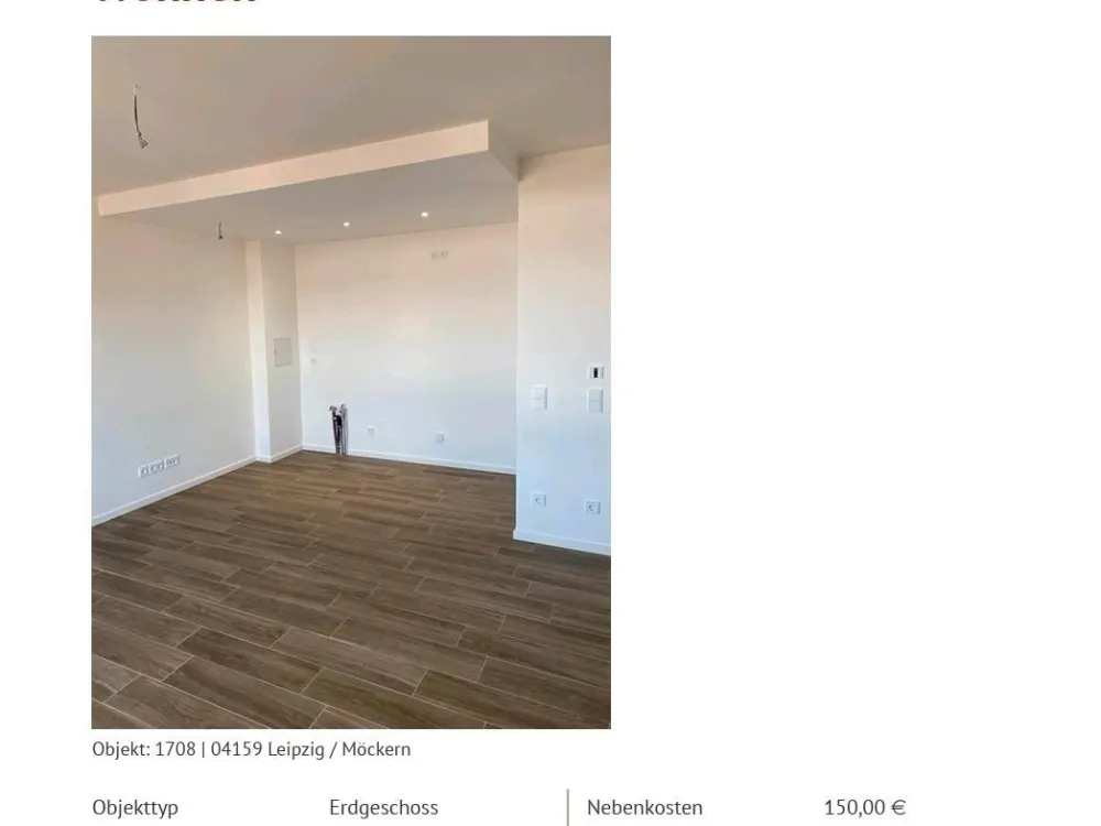 schöne 2 Raumwohnung in Leipzig-Möckern
