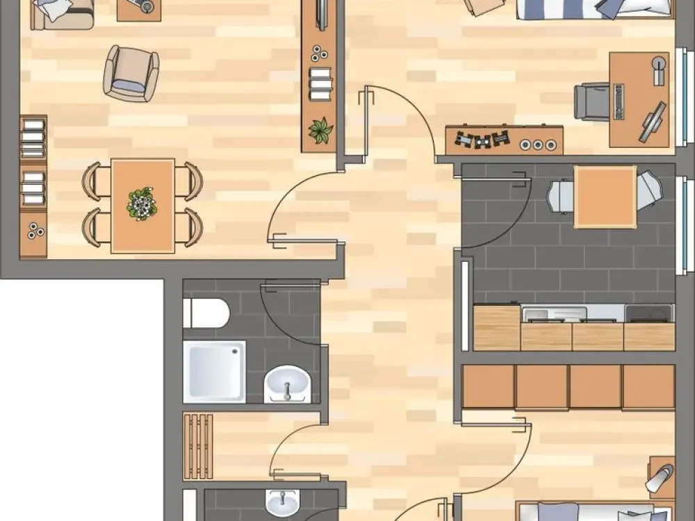 Spacious and Renovated 3-Room Apartment in Bremen North