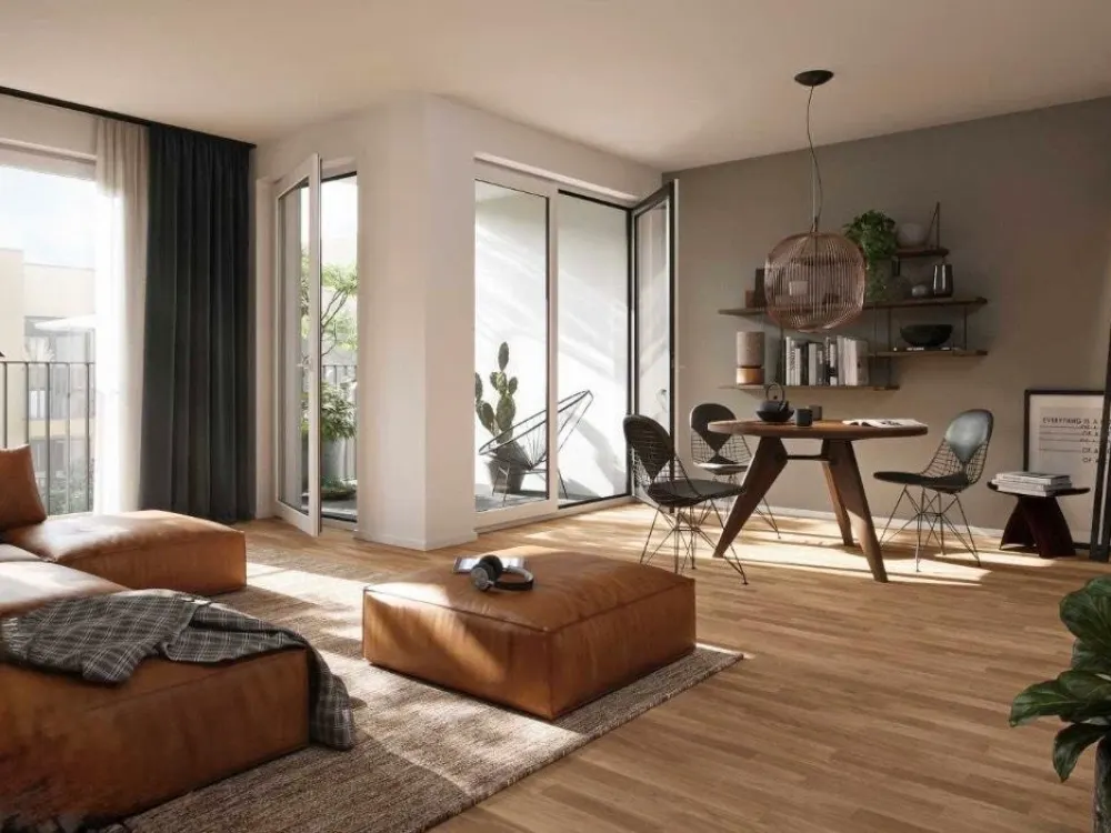 Vollmöbliertes Neubau-Apartment mit großem Balkon