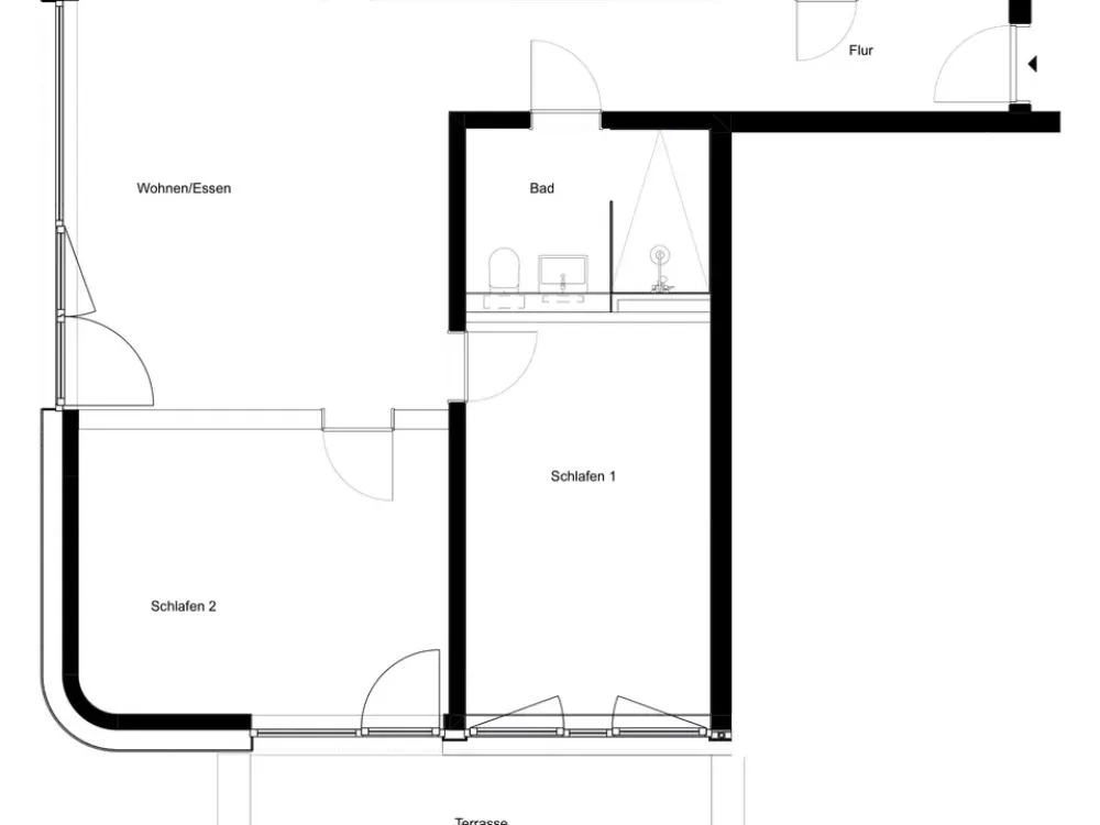 Erstbezug Neubau: 3-Zimmer mit Terrasse in den Elbvororten, 86,7 m², EG
