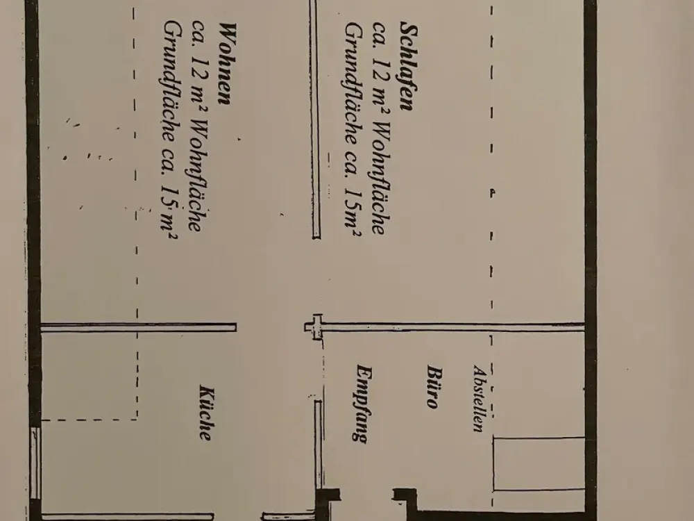 Attraktive 2-Zimmer-Wohnung in sehr ruhiger Lage mit Gartenblick, Perfekt für Singles