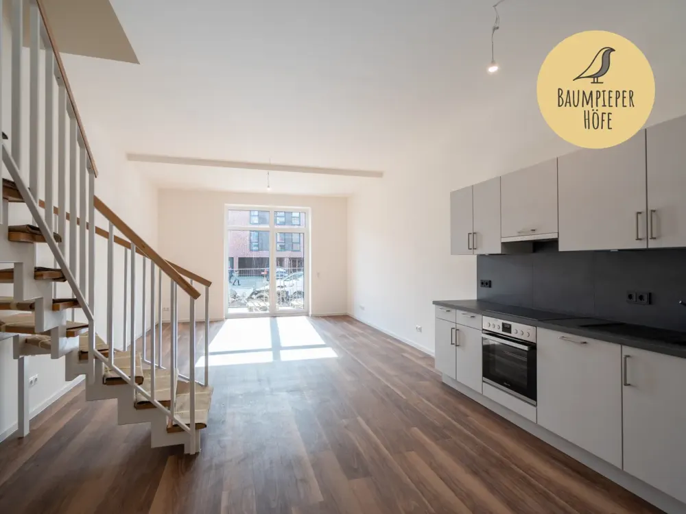 Maisonette Apartment with Built-in Kitchen and Terrace