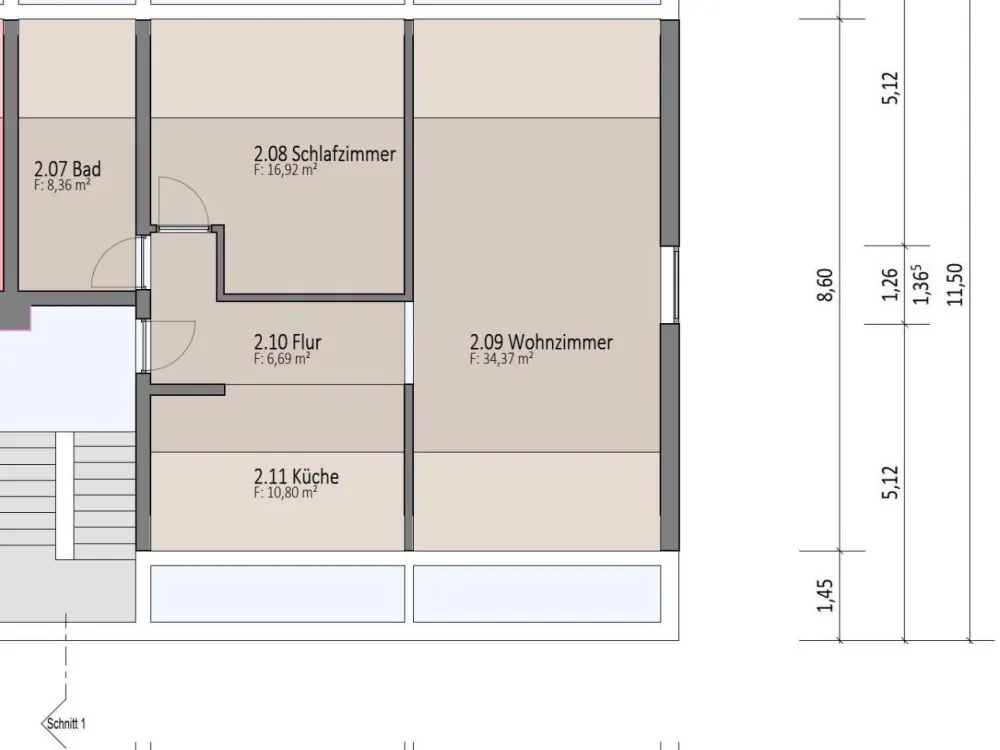 Wohnung 2-Zimmer