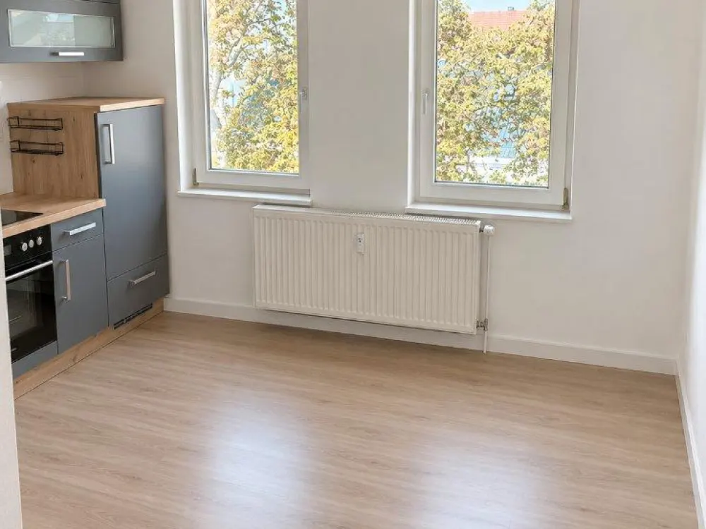 Helle, frisch renovierte 1-Zimmer-DGW mit EBK in L-Stötteritz