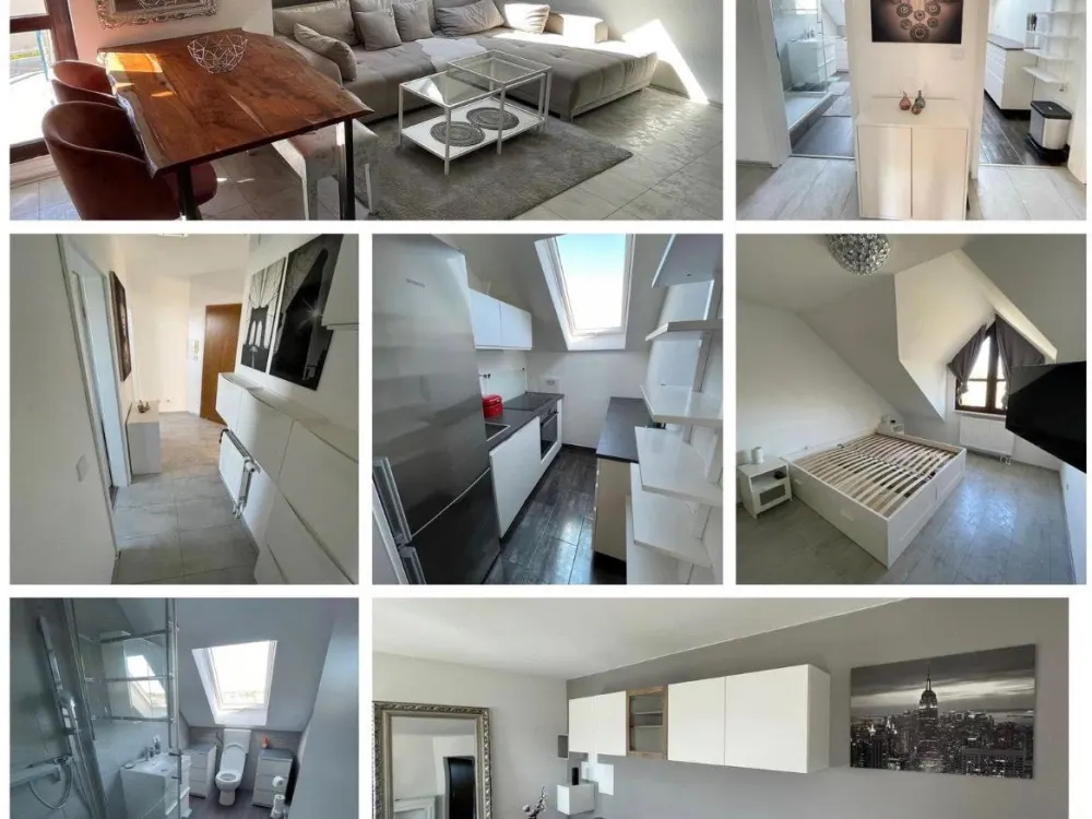 Stilvoll möblierte 2-Zimmer-Dachgeschosswohnung