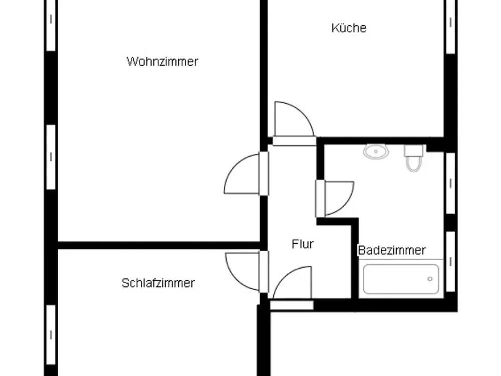 2-Zimmer-Wohnung mit WBS in Dortmund Husen