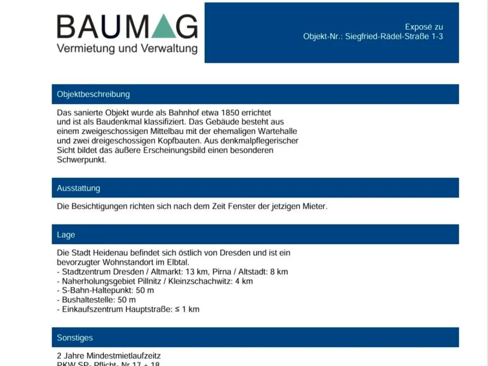Gehobene 4-Zimmer-Traumwohnung in Heidenau zu vermieten!