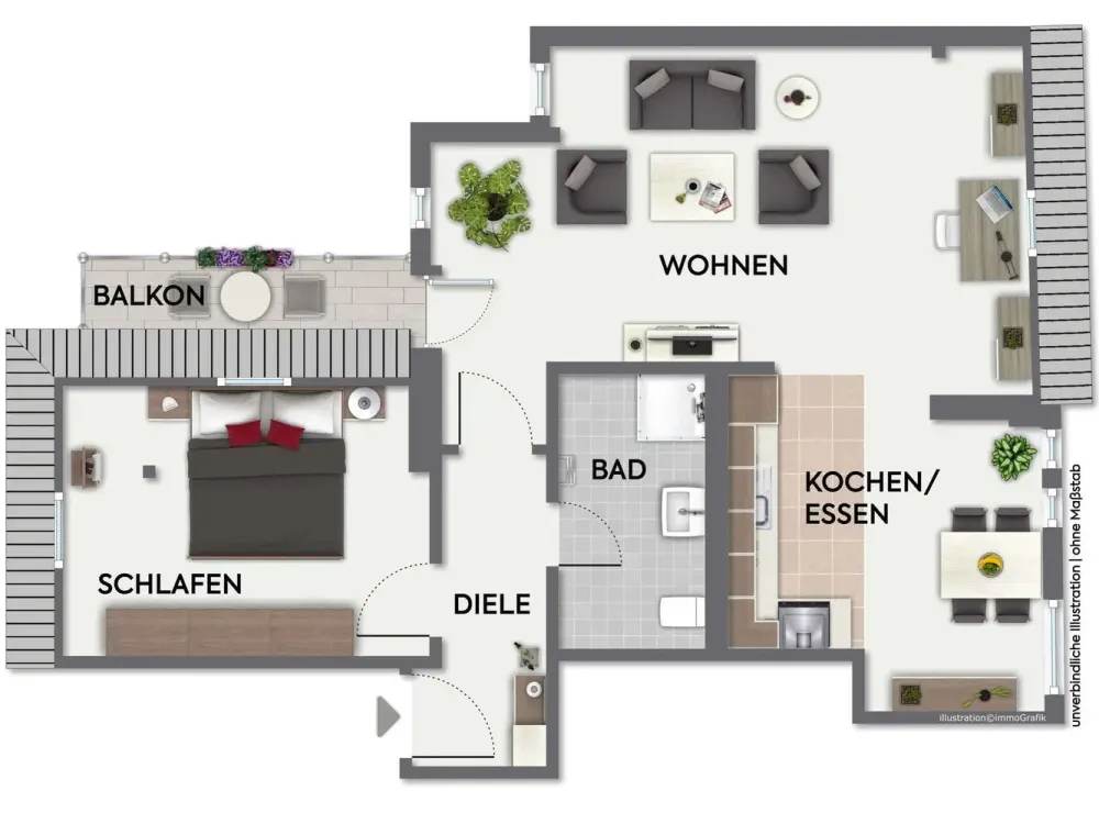 Sanierte 2½-Zimmer-Wohnung in Stuttgart-Süd