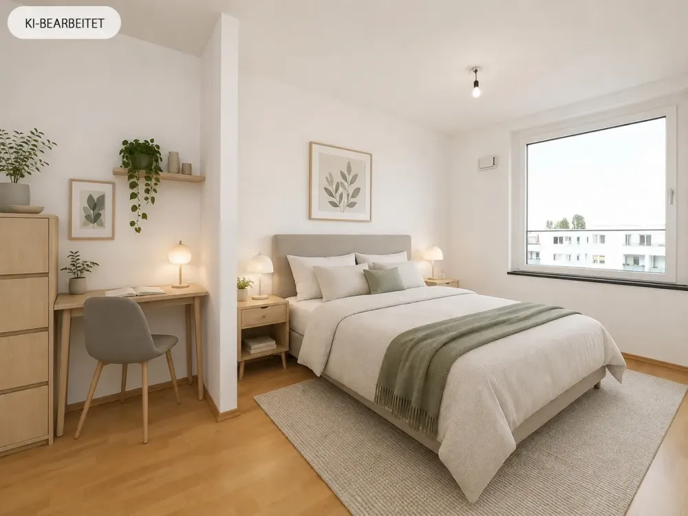 AIGNER - In the Green: Bright 3-Room Apartment with Open Kitchen in Car-Free Park Complex