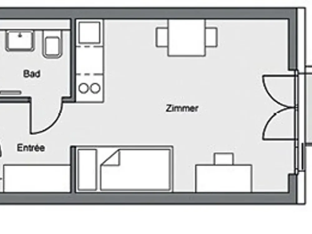 Uni.3: Top Ausstattung, renoviert, 1-Zi Apartment Universitätsstr. 3 mit Einbauküche, TG-Stellplatz