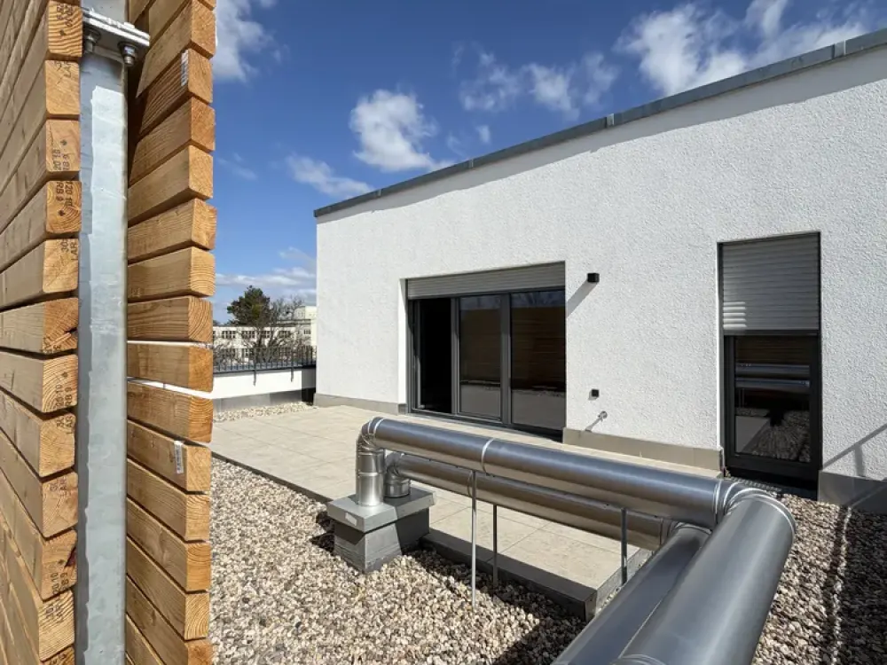 Exklusives 3-Zimmer-Luxus-Penthouse ca. 91 m² und Dachterrasse, Erstbezug in Ste