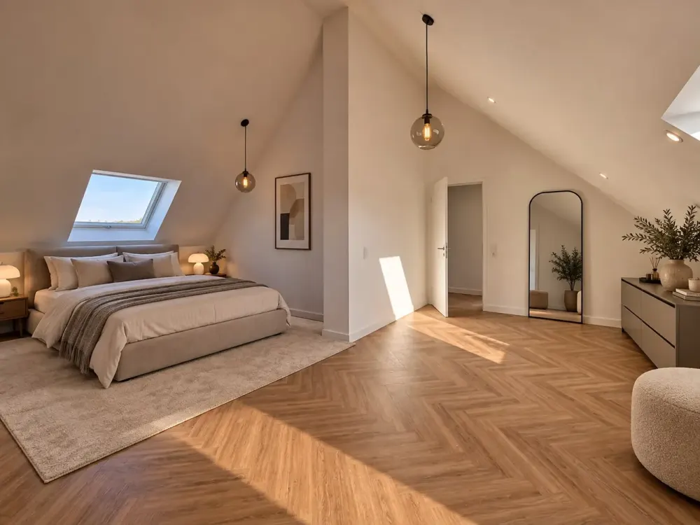 Exklusives Wohnen auf zwei Ebenen, Penthouse mit Weitblick