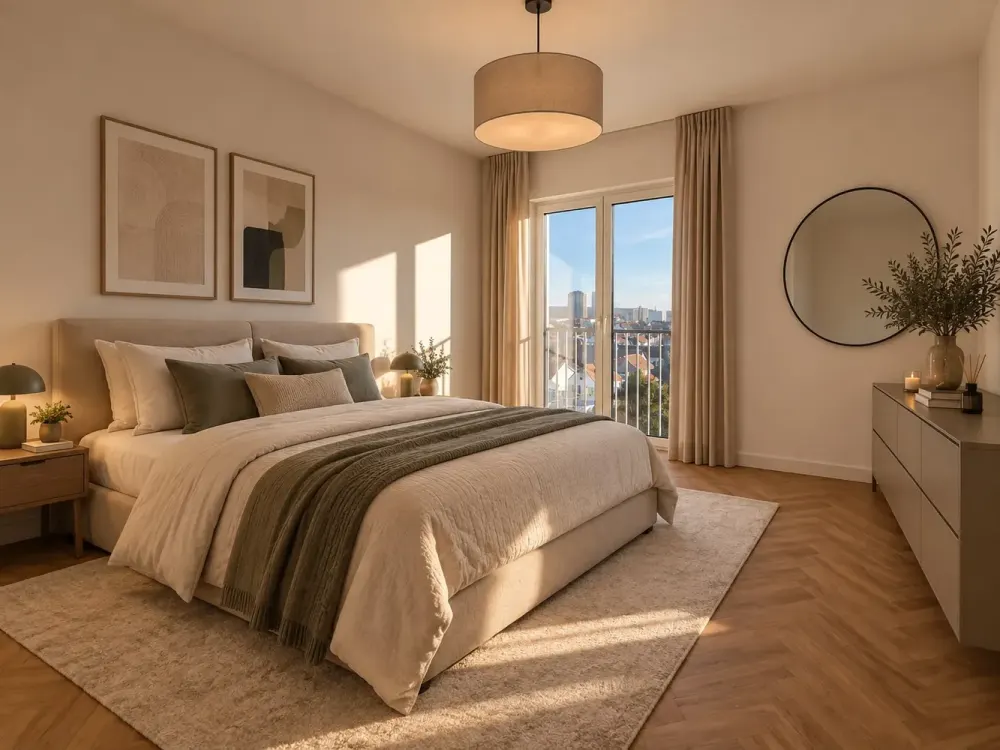 Exklusives Wohnen auf zwei Ebenen, Penthouse mit Weitblick