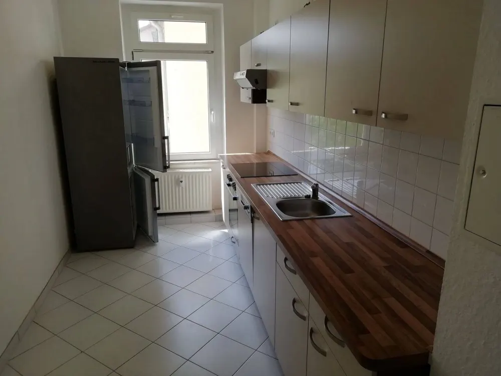 Möckern- 3-Raum-Kleinfamilienwohnung mit Einbauküche und Duschbad