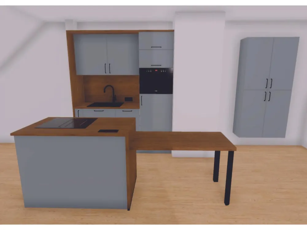 Hochwertig sanierte Wohnung mit Einbauküche und Dachterrasse, Erstbezug nach Sanierung, WE11