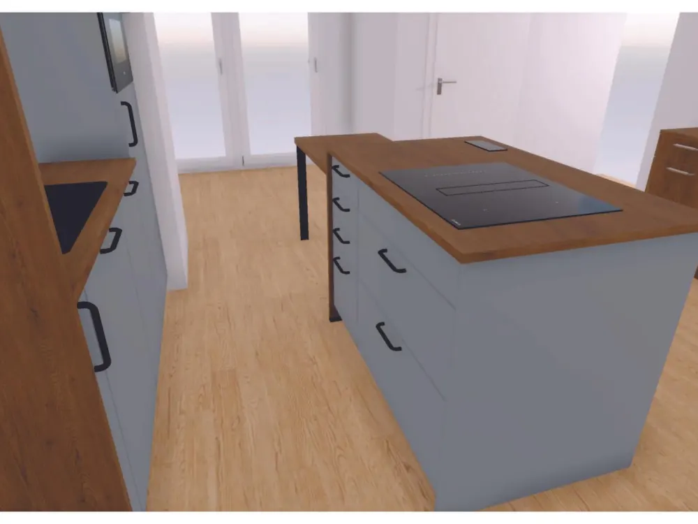 Hochwertig sanierte Wohnung mit Einbauküche und Dachterrasse, Erstbezug nach Sanierung, WE11
