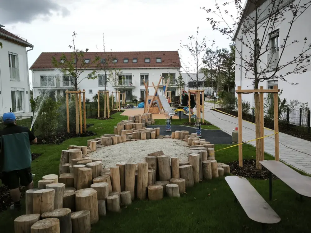 Jetzt vormerken: Erstbezug! 1-Zimmer-Wohnung in Gronsdorf (Haar), EBK, Balkon